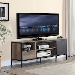 Nantan TV Stand Rustic Oak & Black