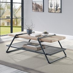 Brantley Coffee Table Oak & Sandy Gray