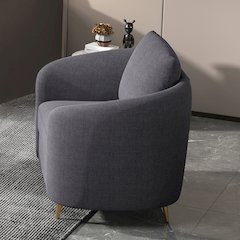 Yuina Chair Gray Linen