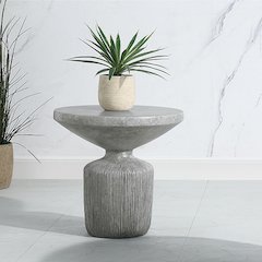 Laddie End Table Weathered Gray