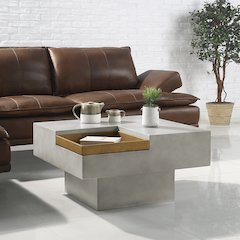 Kailano Coffee Table Weathered Gray