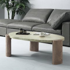 Jacinda Coffee Table Weatheren Gray & Oak