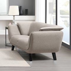 Nayeli Loveseat Brown Linen