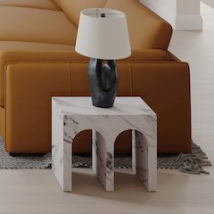 Fritzy End Table Engineered Stone