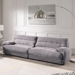 Cadenza Sofa Gray Corduroy