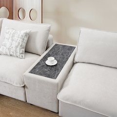 Marisa Modular Console Beige Boucle
