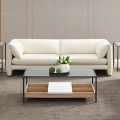 Jaeda Sofa Beige Linen