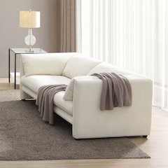 Jaeda Loveseat Beige Linen