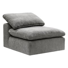 Naveen Modular - Armless Chair Gray Linen