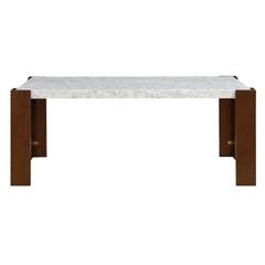 Hettie Dining Table Engineered Stone & Walnut