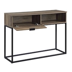 Galeno Writing Desk Rustic Oak & Black