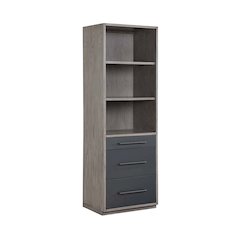 Estevon Bookcase Gray Oak