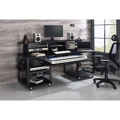 Megara Music Desk Black