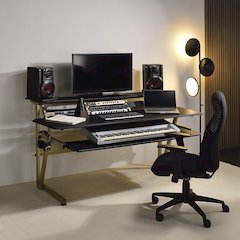 Saida Music Desk Black