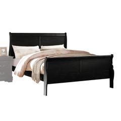 ACME Louis Philippe Twin Bed, Black (1Set/2Ctn)