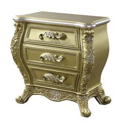 Cabriole Nightstand Gold