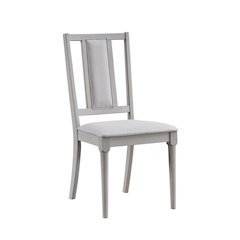 Marta Side Chair (Set-2) in Beige Linen & Nature Finish