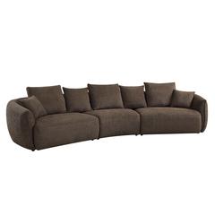 Bash Sofa w/7 Pillows Macca Anthology Boucle