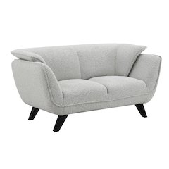 Nayeli Loveseat Light Gray Boucle