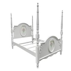 Flora Twin Bed (Poster) White