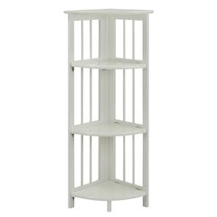Wooden Bookcase with Open Shelves and Sturdy Frame for Living Room Storage