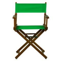 18" Director's Chair Honey Oak Frame-Green Canvas