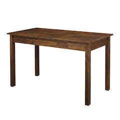 Wooden console table with concealed drawer for stylish storage