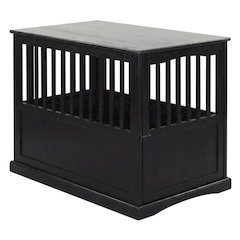 Black End Table with Modern Design and Sturdy Construction