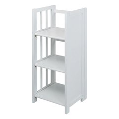 Wooden Bookcase in Warm Brown with Adjustable Shelves and Sturdy Construction