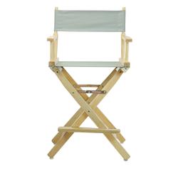 24" Director's Chair Natural Frame-Gray Canvas