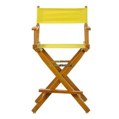 24" Director's Chair Honey Oak Frame-Royal Blue Canvas