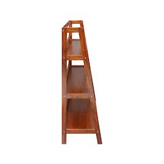 Metro 100% Solid Wood 34" Wide 3-Shelf Bookcase