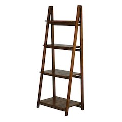 Wooden Bookcase in light finish with open shelving for Home Office Storage