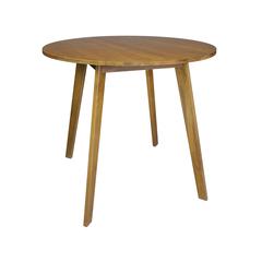 Genuine 36" Round Dining Table with Solid American Gum - Harvest Gold