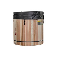 Dynamic Cold Therapy Barrel - 304 Stainless Steel with Pacific Cedar Exterior