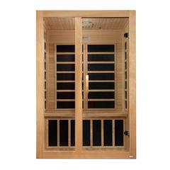 Santiago 2-person Low EMF (Under 8MG) FAR Infrared Sauna (Canadian Hemlock)