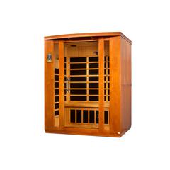 Bellagio 3-person Low EMF (Under 8MG) FAR Infrared Sauna (Canadian Hemlock)