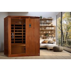 Dynamic Madrid Elite 3-person Ultra Low EMF (Between 3-5MG) FAR Infrared Sauna