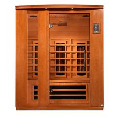 Lugano 3-Person Full Spectrum Near Zero EMF (Under 2MG) FAR Infrared Sauna
