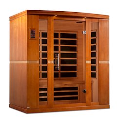 Dynamic Bergamo Elite 4-person Ultra Low EMF (Between 3-5MG) FAR Infrared Sauna