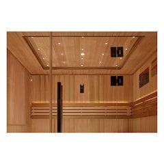 Osla Edition 6 Person Traditional Sauna - Canadian Red Cedar Interior