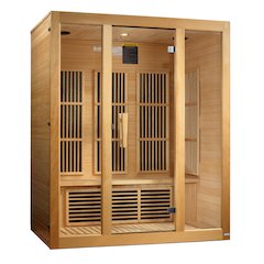 Maxxus Bellevue 3-Person Near Zero EMF (Under 3MG) FAR Infrared Sauna