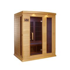 3-Person Low EMF (Under 8MG) FAR Infrared Sauna (Canadian Hemlock)