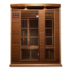 3-Person Low EMF (Under 8MG) FAR Infrared Sauna (Canadian Red Cedar)