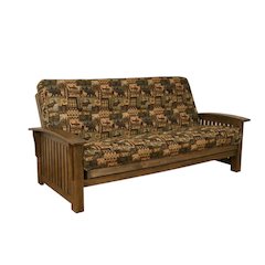 Stylish Fabric Futons with Polyester-Cotton Blend, Comfortable and Durable