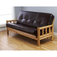 Lodge Frame-Natural Finish-Oregon Trail Java Mattress