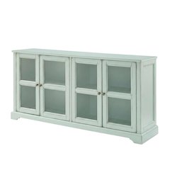 Glass Door Sideboard with Anti-Tip Mechanism and ample storage