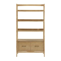 Large Acorn Floor Shelf with Anti-Tip Hardware for Freestanding Storage