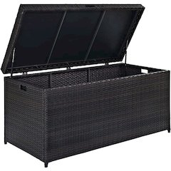 Palm Harbor Wicker Outdoor Storage Box