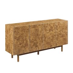 Contemporary Sideboard with Anti-Tip Mechanism and Floor Clearance Sturdy Finish